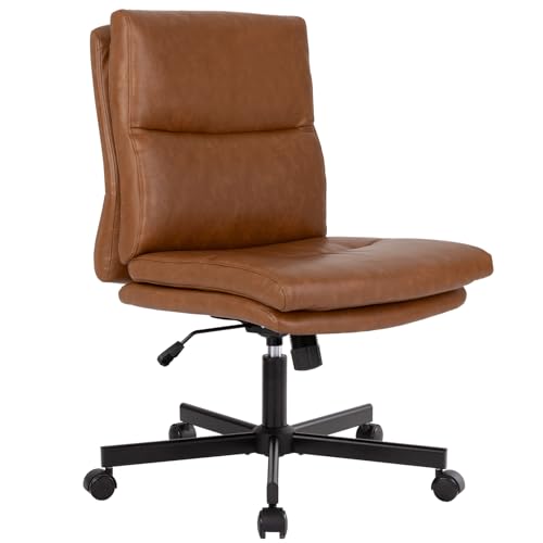 Wheeled Armless Office Chair for Home and Office