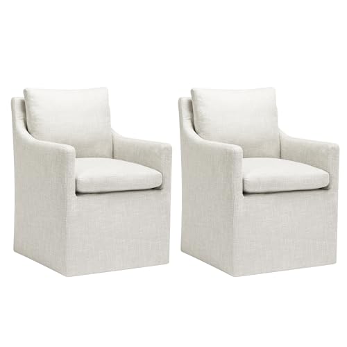 Elegant Upholstered Dining Chairs Set of 2 for Living Room and Bedroom