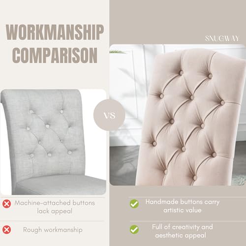 Stylish Tufted Parsons Dining Chair Set for Modern Homes