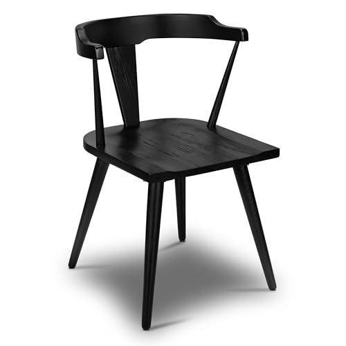 Black Enzo Dining Chairs by POLY & BARK, Set of 4