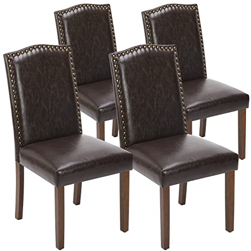 Modern Upholstered Dining Chair Set (4 Pieces) for Living Room and Kitchen