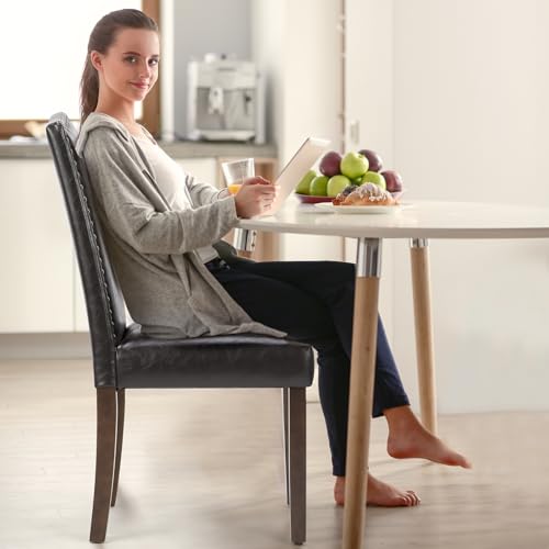 Modern Upholstered Dining Chair Set (4 Pieces) for Living Room and Kitchen