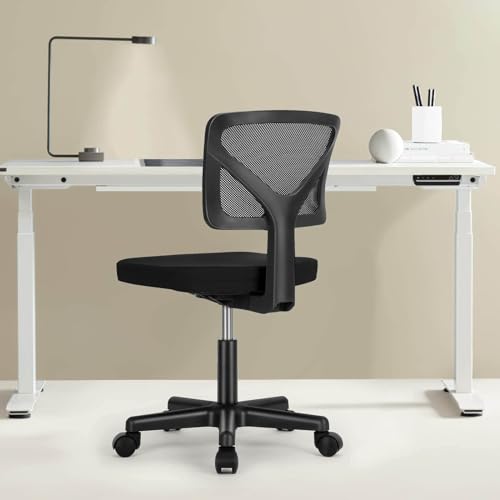 Elevon Ergonomic Desk Chair - Adjustable Rolling Mesh Seat for Small Spaces