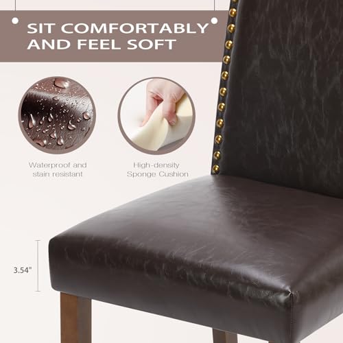 Modern Upholstered Dining Chairs Set of 4 for Living Room and Kitchen
