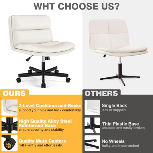 TVON Ergonomic Office Chair with Wheels and Rocking Function