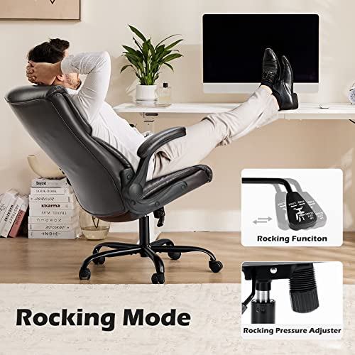 Ergonomic Executive Office Chair with Adjustable Features