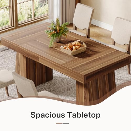 Mid-Century Modern Dining Table for 4-6 Persons
