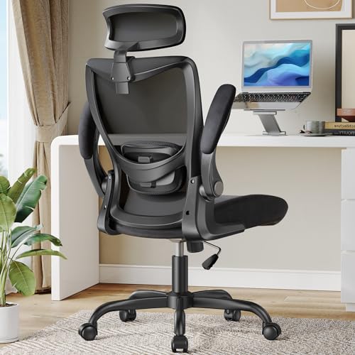 HUANUO Ergonomic High-Back Office Chair with Adjustable Lumbar Support